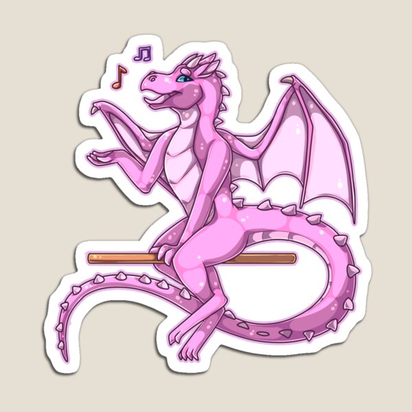 Rebecka Dragon Form - Original Character Magnet