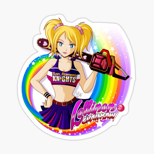 Juliet Starling Lollipop Chainsaw Holographic Sticker 