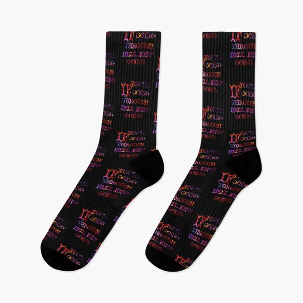 Item preview, If you’re going through Hell, keep going designed and sold by CyrilsDesigns.