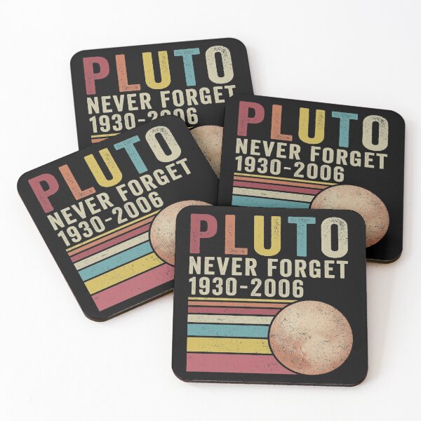 Item preview, Pluto Never Forger Funny Astronomy Dwarf Planet Joke designed and sold by honeyandcotton.