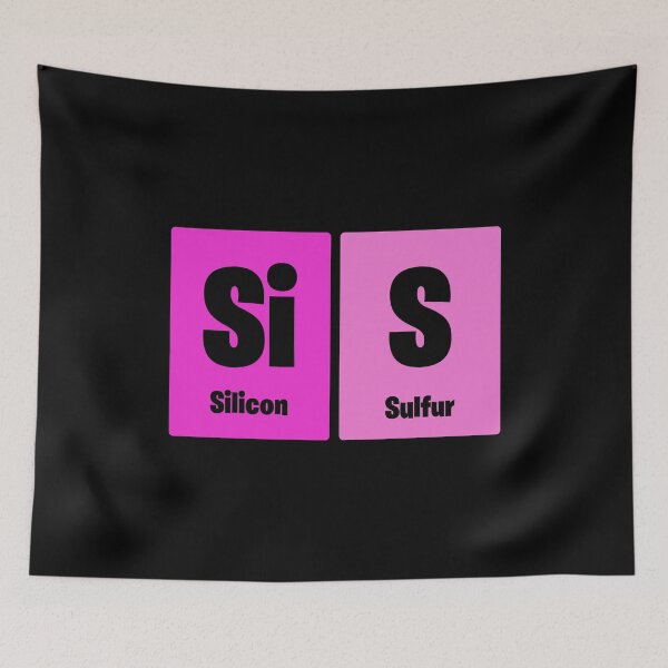 Item preview, Sister Funny Chemistry Periodic Table Science Joke designed and sold by WarmlyGreetings.