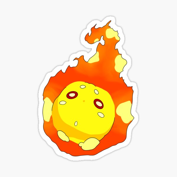 Sputter - Fire Force Fire Spirit Sticker