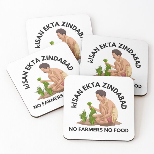 Item preview, Kisan Ekta Zindabad - No Farmers No Food designed and sold by red1one.