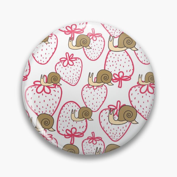 Item preview, Cute Snails on Strawberry Field designed and sold by Unicorn7Magic.