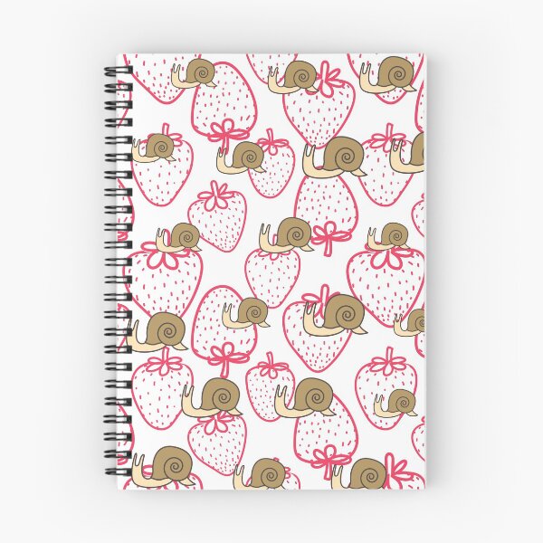 Item preview, Cute Snails on Strawberry Field designed and sold by Unicorn7Magic.