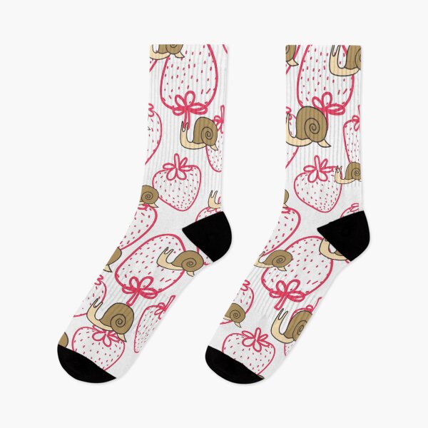 Item preview, Cute Snails on Strawberry Field designed and sold by Unicorn7Magic.