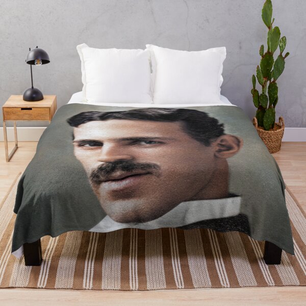 Item preview, Nikola Tesla colorized photo designed and sold by KAI-Studio.