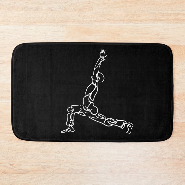 Item preview, Contour Line Yoga-Crescent lunge Pose 1(WI) designed and sold by FranksArtWorld.