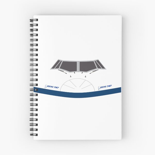 Item preview, Boeing 747 nose front view designed and sold by Aviation Tees.
