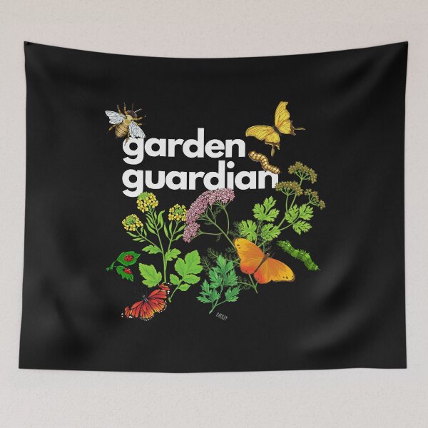 Item preview, Garden Guardian Pollinator Design designed and sold by EarthArtDesigns.