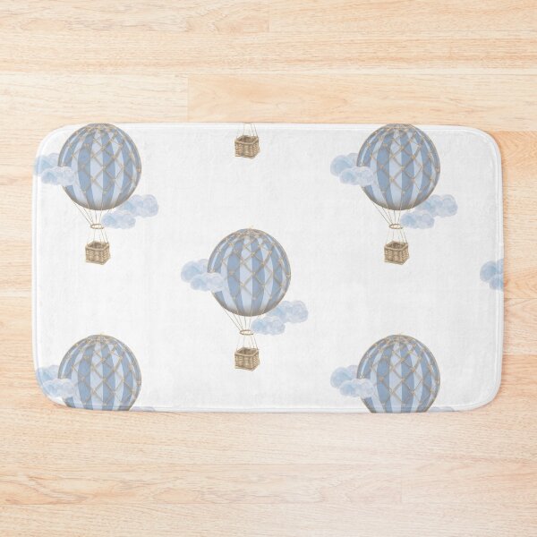 Item preview, Blue Vintage Hot Air Balloon  designed and sold by Monnolife.