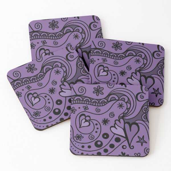 Item preview,  Abstract Retro Violet Hippy designed and sold by Pavnud.