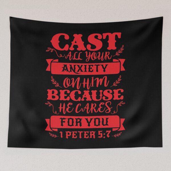 Item preview, 1 Peter 5:7 designed and sold by plushism.