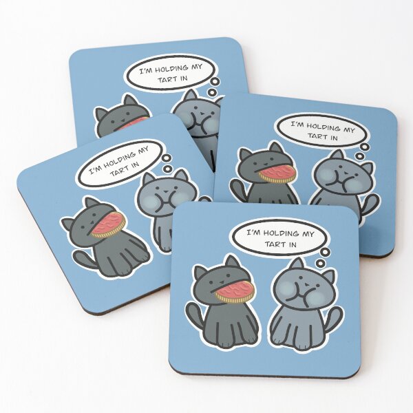Item preview, I’m Holding My Tart In Funny Cat Fart Pun designed and sold by Funful.