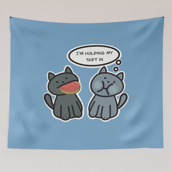 Item preview, I’m Holding My Tart In Funny Cat Fart Pun designed and sold by Funful.