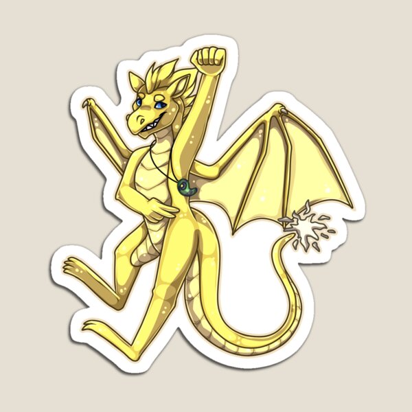 Lucius Alien Original character (Reptile Form) Magnet