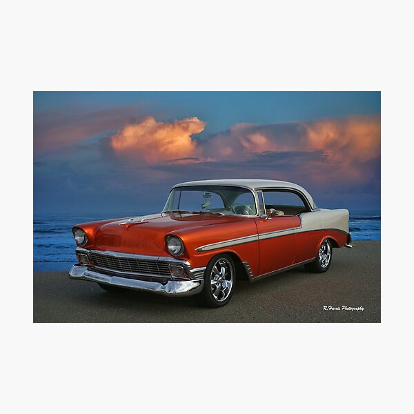 1956 Chevy Belair HDR Photographic Print