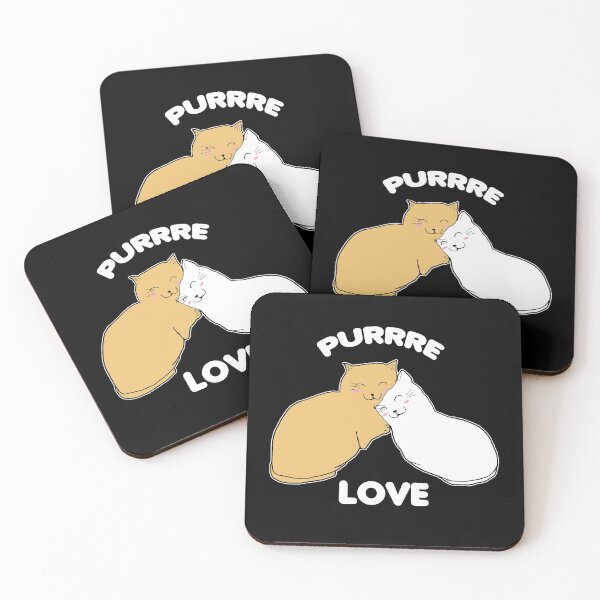 Item preview, Cute Cats Purrre Love Valentines Day Darker designed and sold by YALPOShop.