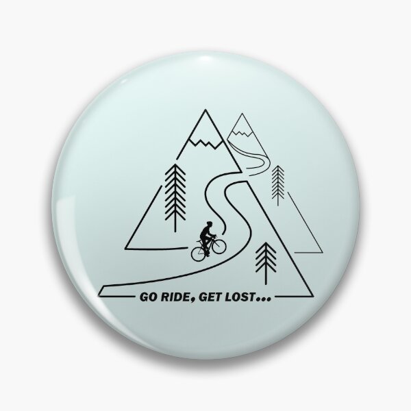 Item preview, Climbing Double Peaks on Winding Road Black Line Art designed and sold by RabeDesigns.