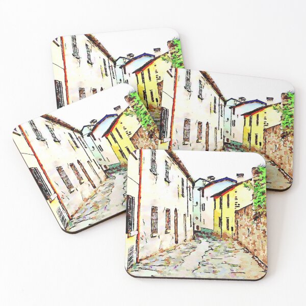 Item preview, Fognano: foreshortening of the street designed and sold by Giuseppe Cocco.