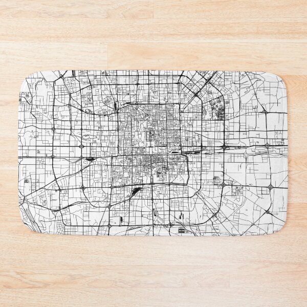 Item preview, Beijing White Map designed and sold by multiplicitymap.