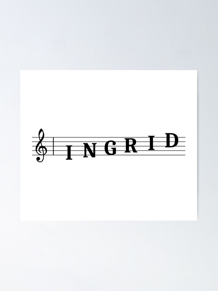 Name Ingrid Poster