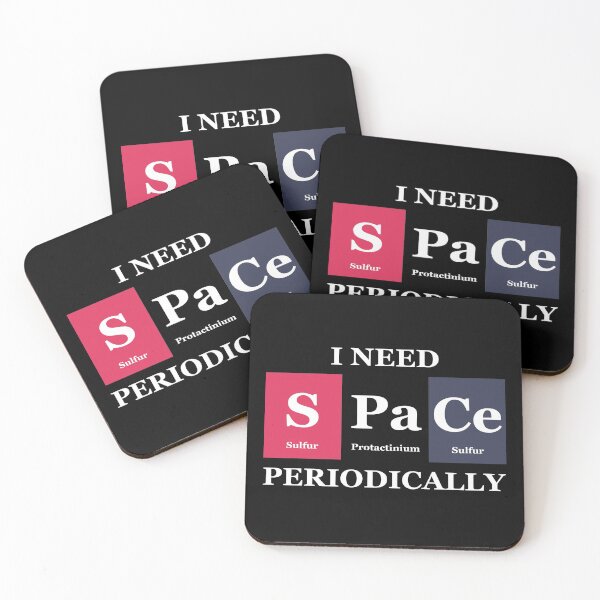Item preview, Space Funny Chemistry Periodic Table Science Joke designed and sold by WarmlyGreetings.