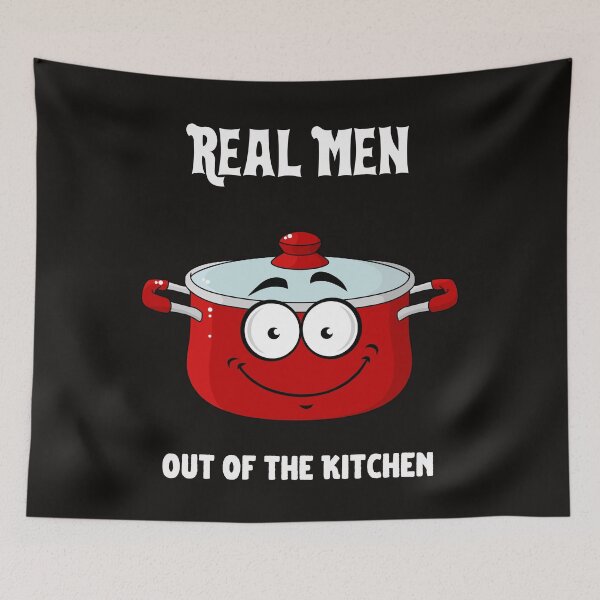 Item preview, Real Men Stay Out of the Kitchen,funny gift christmas  designed and sold by piskwi.