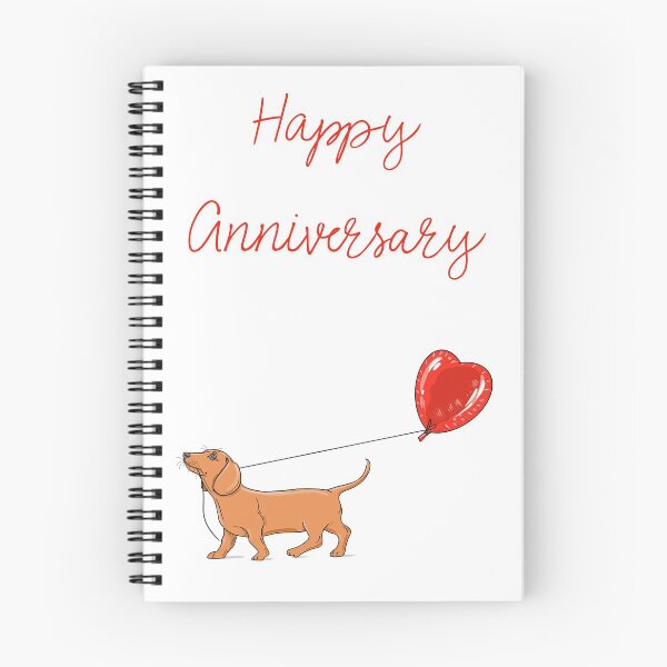 Item preview, Aniversario de amor de perro salchicha designed and sold by Adam Regester.