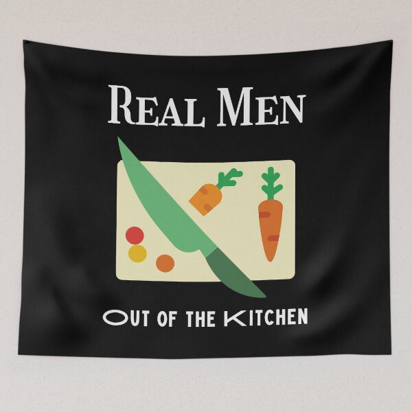 Item preview, Real Men Stay Out of the Kitchen,funny gift christmas  designed and sold by piskwi.