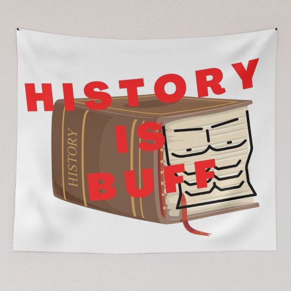 Item preview, History Is Buff Funny Print designed and sold by Mary Riley.