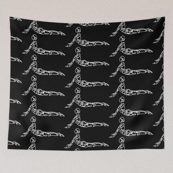 Item preview, Contour Line Yoga-Cobra Pose 2 (WI) designed and sold by FranksArtWorld.