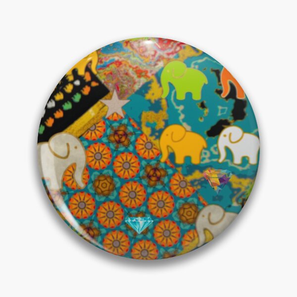 Item preview, Colorful Elephants Patchwork Design designed and sold by Pretty-Bird.