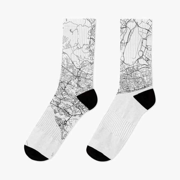 Item preview, Singapore White Map designed and sold by multiplicitymap.
