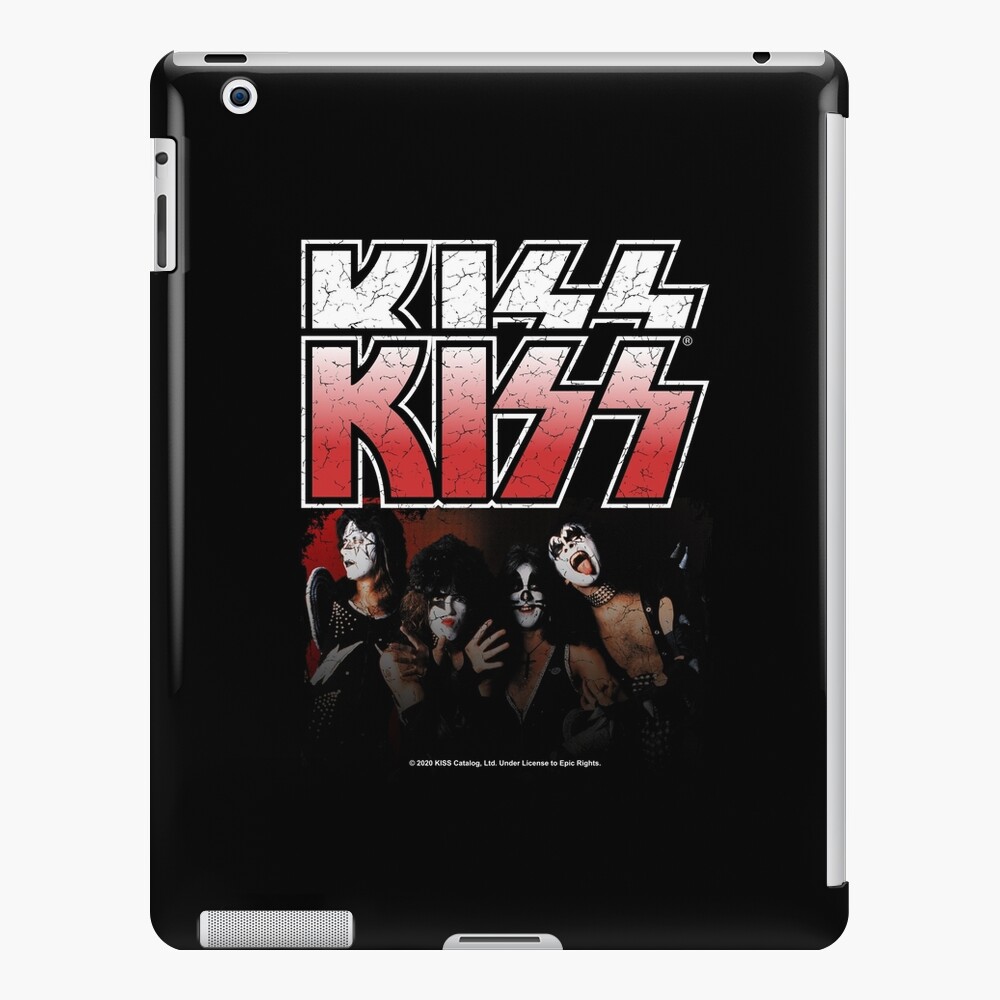 KISS ® | Band image 1975 plus logo | Distressed design iPad Case & Skin