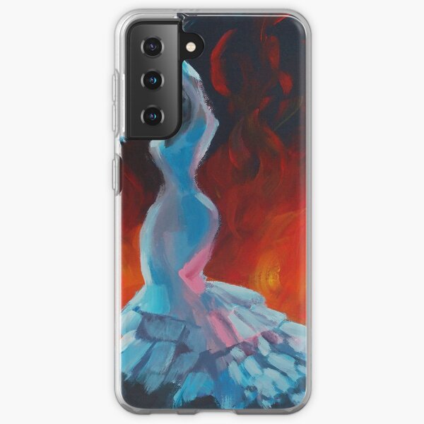 Flame - Flamenco Dancer Painting Samsung Galaxy Soft Case