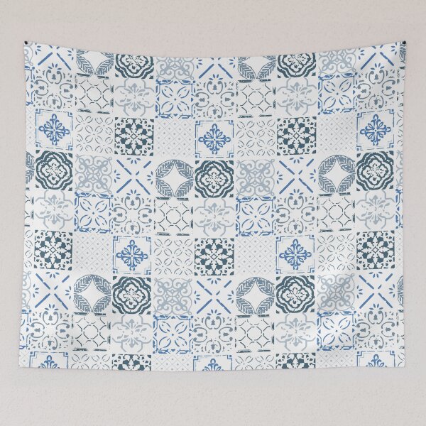 Item preview, Blue & White Tile designed and sold by beehive95studio.