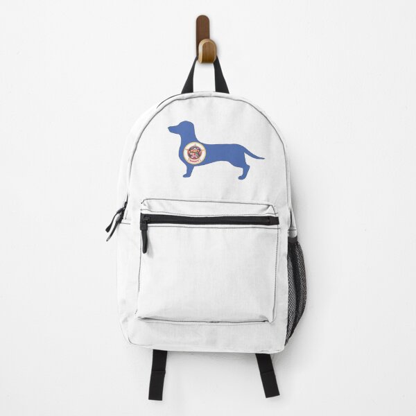 Item preview, Minnesota Dachshund Flag designed and sold by Wienerful.