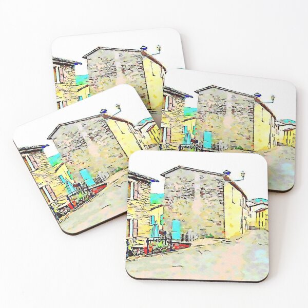 Item preview, Fognano: foreshortening of the street designed and sold by Giuseppe Cocco.