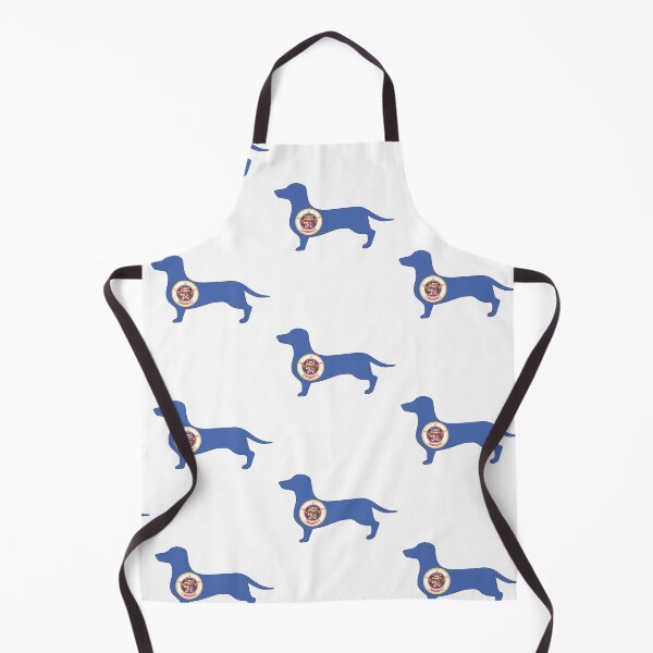 Item preview, Minnesota Dachshund Flag designed and sold by Wienerful.