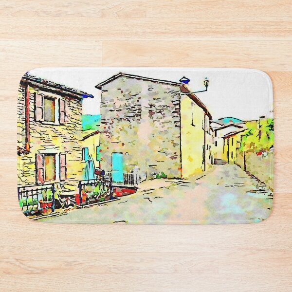 Item preview, Fognano: foreshortening of the street designed and sold by Giuseppe Cocco.
