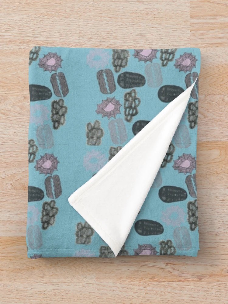 Thumbnail 3 of 6, Throw Blanket, Shell Crew designed and sold by RubyPrintDesign.