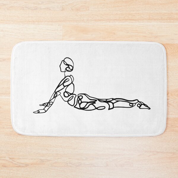 Item preview, Contour Line Yoga-Cobra Pose 2 designed and sold by FranksArtWorld.