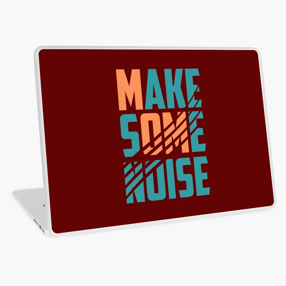 " Make Some Noise DJ Music Quote (MOM)" Laptop Skin by ...