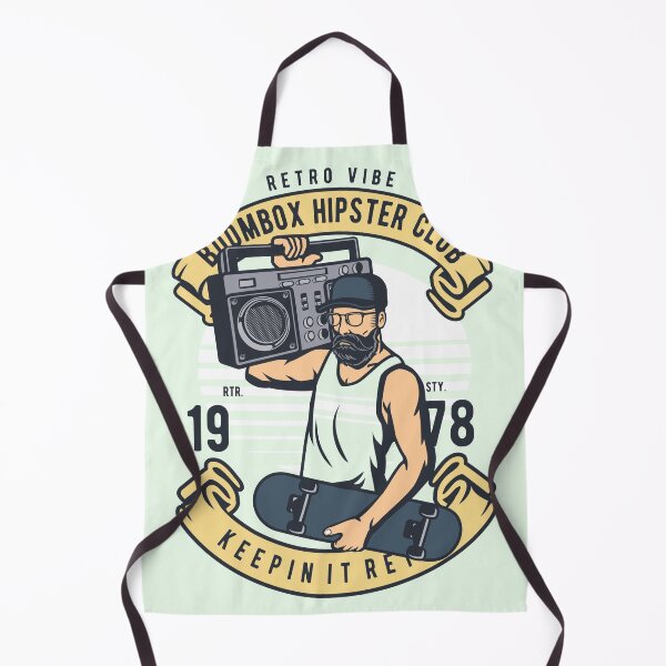 Item preview, Boombox Hipster Club Retro Illustration designed and sold by Arko  Ranger.