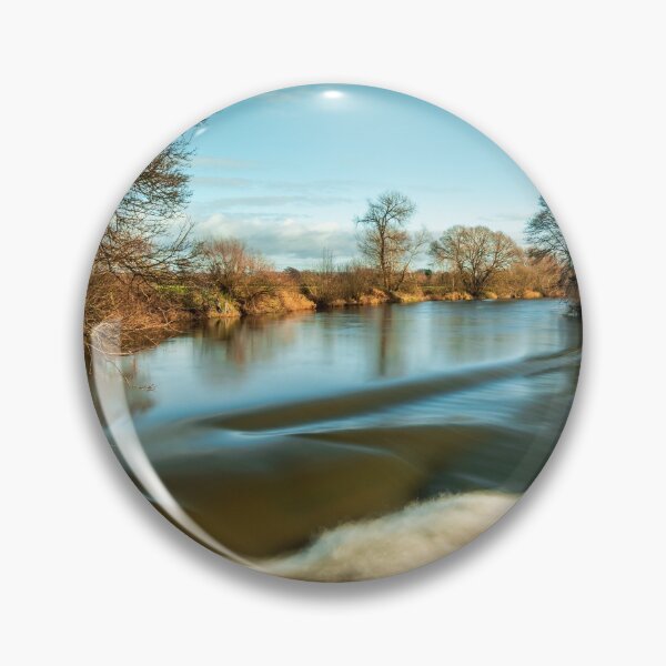 Item preview, Blurred water at the weir at Maisemore, Gloucestershire  designed and sold by MargaretClavell.