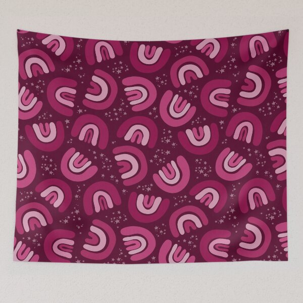 Item preview, Rainbow Sky // Raspberry designed and sold by The Wellington Boot.