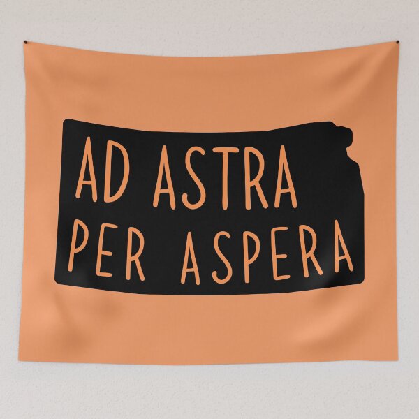 Item preview, ad astra per astra, Kansas slogan designed and sold by stuff-n-stuff.