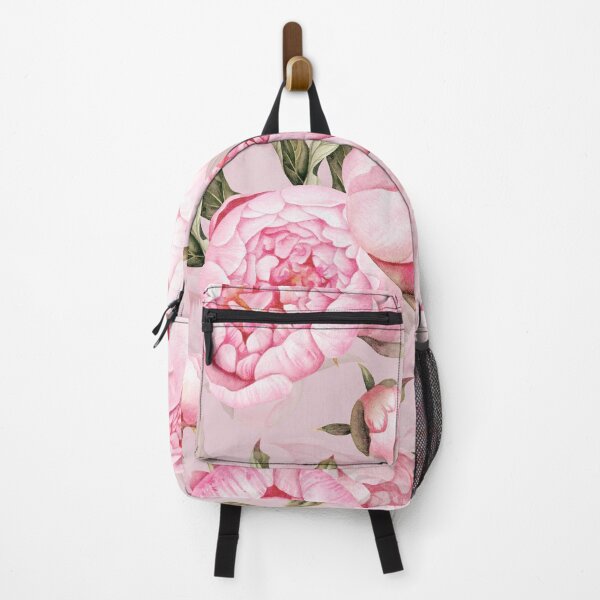 Item preview, Watercolor Peonies Light Pink Botanical Garden Pattern designed and sold by UtArt.