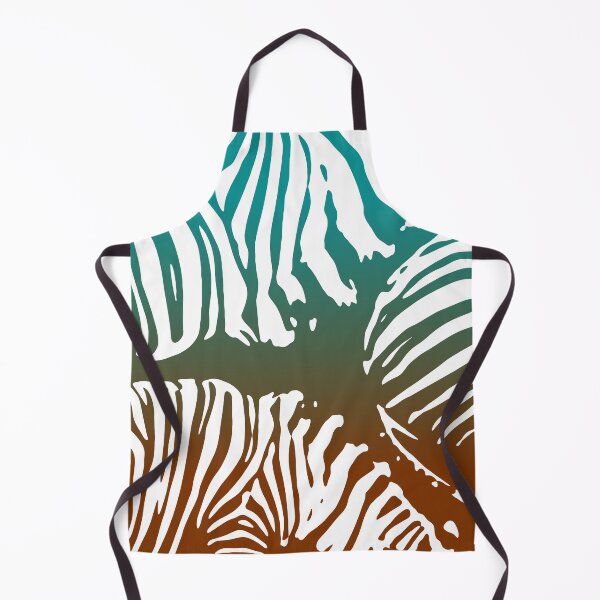 Item preview, Zebra Camo Pattern - Teal and Brown designed and sold by Quooki.